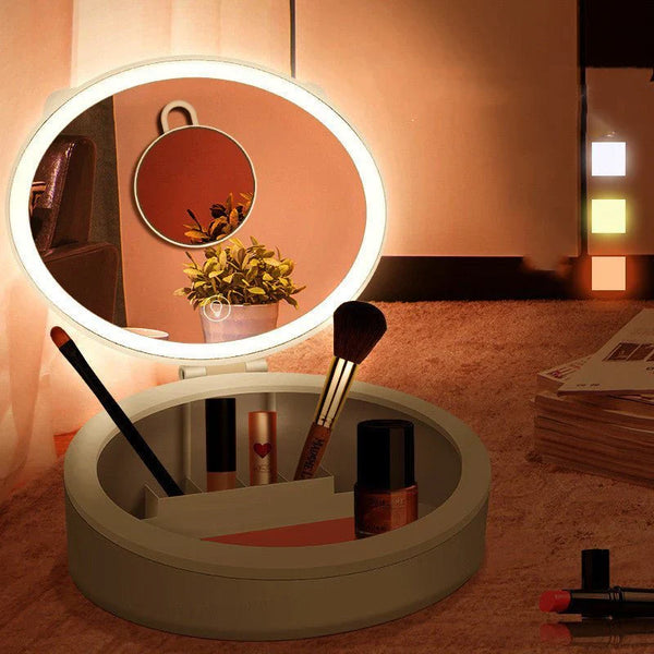 LED Makeup Mirror Desktop Girls